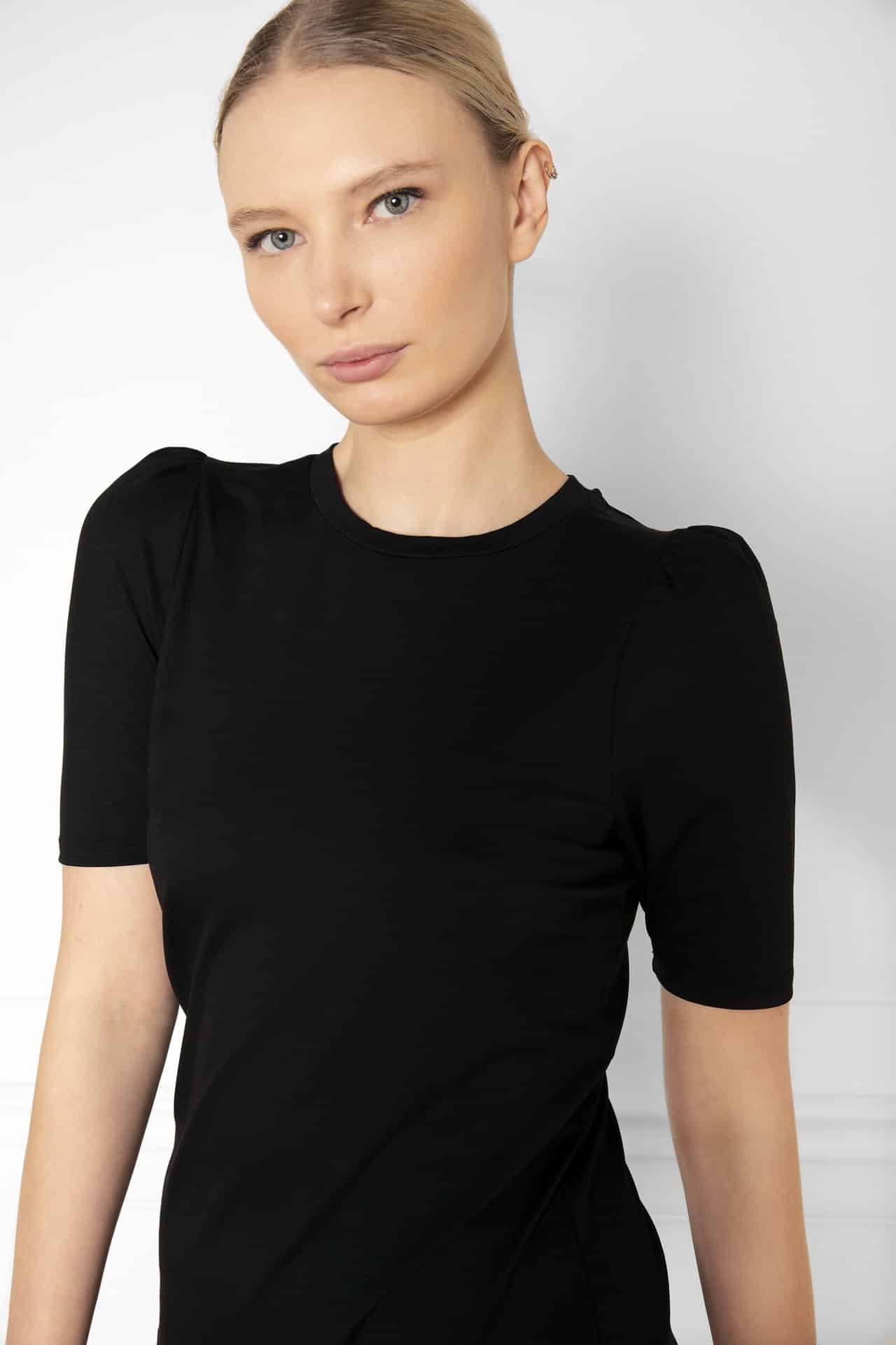 TU PUFF SLEEVE TOP - BLACK | The perfect day to night basic!