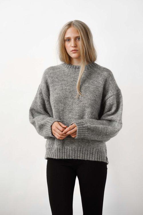Ire Knitted Sweater - Grey | residusofficial.com