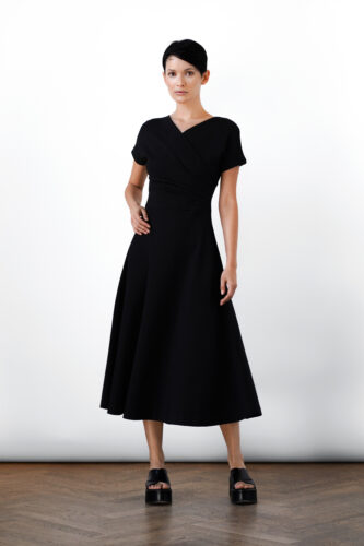 Dresses | Tight Black Dress | Cotton Column and Kara Dress