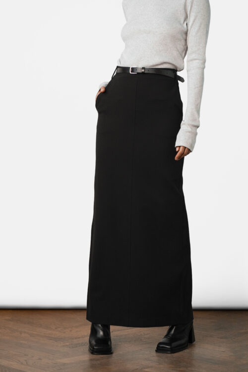 Tilde-Maxi-Skirt-Black Ecovero sustainable