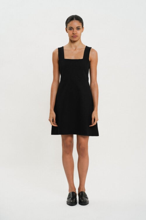 Babette Dress - Black ecovero sustainable