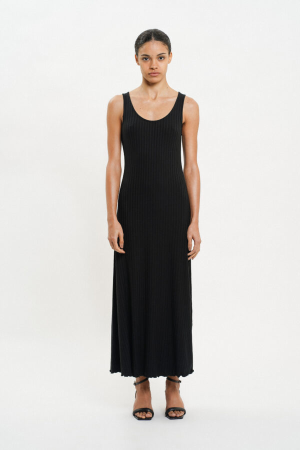 Poulette Dress - Black tencel sustainable