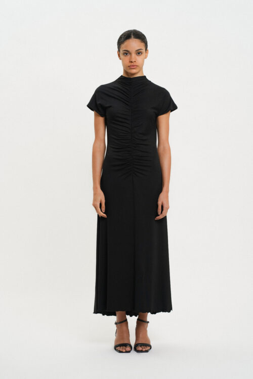 Savant Dress - Black tencel sustainable