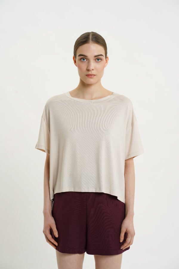 Gwynet Tee - Greige - Image 3