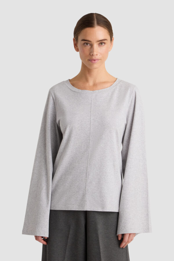 Thelma Top - Grey Melange - Image 3