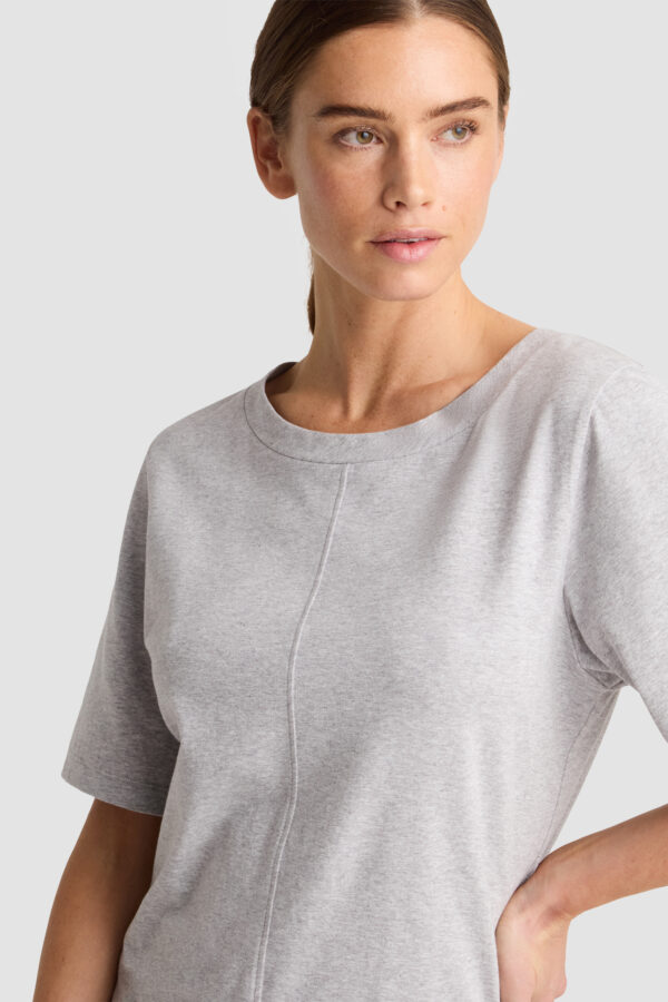 Thea Tee - Grey Melange - Image 5