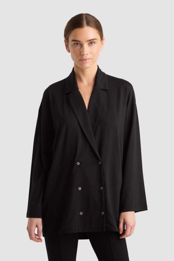 Huberta Blouse - Black - Image 3