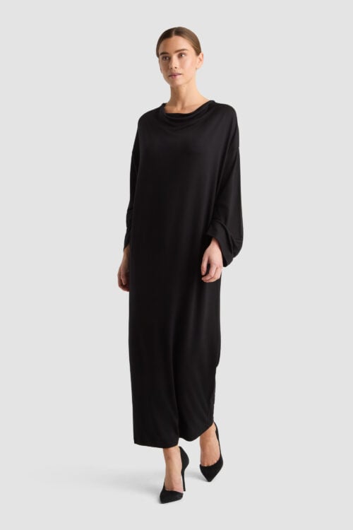 Gini Dress - Black tencel sustainable