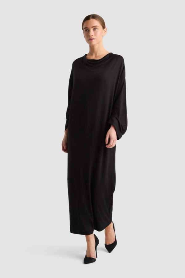 Gini Dress - Black tencel sustainable