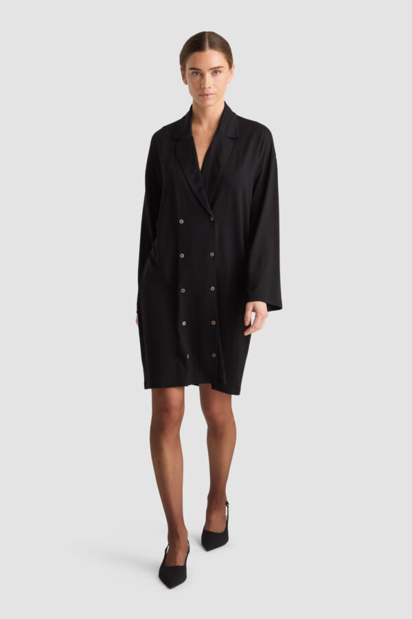 Hipoma Dress - Black sustainable tencel