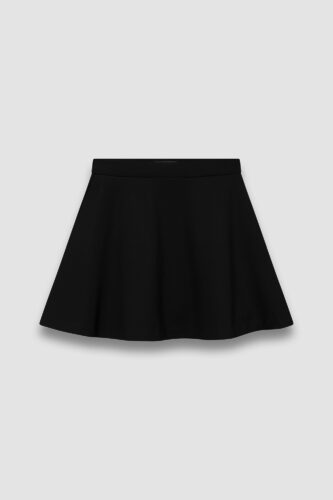 Elvie Skirt in Black laid flat