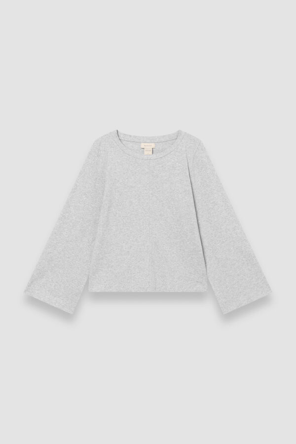 Thelma Top - Grey Melange - Image 2