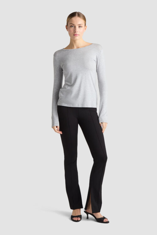 CELON_TOP_GREY_MELANGE sustainable tencel