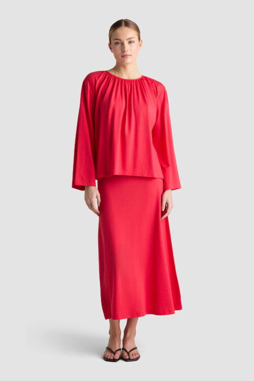 CIRI_TOP_RASPBERRY Sustainable tencel