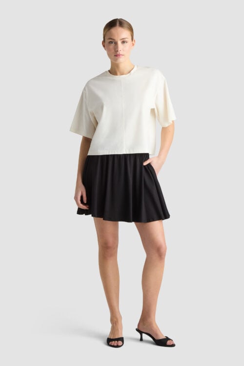 COLLIE_SKIRT_BLACK sustainable tencel