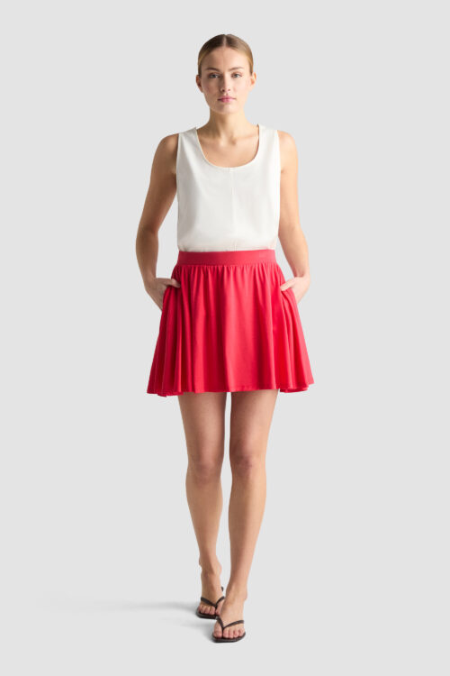 COLLIE_SKIRT_RASPBERRY sustainable tencel