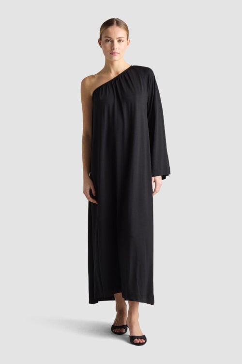 CHERRIE_DRESS_BLACK sustainable tencel