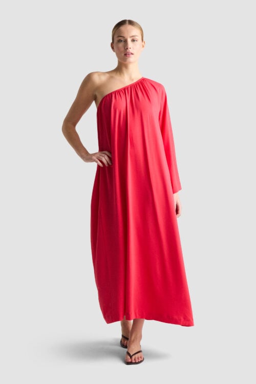 CHERRIE_DRESS_RASPBERRY sustainable tencel