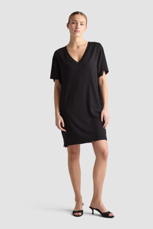 SINNA_DRESS_BLACK sustainable tencel