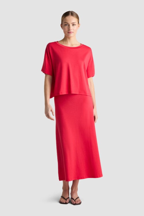 GWYNET_TEE_RASPBERRY sustainable tencel