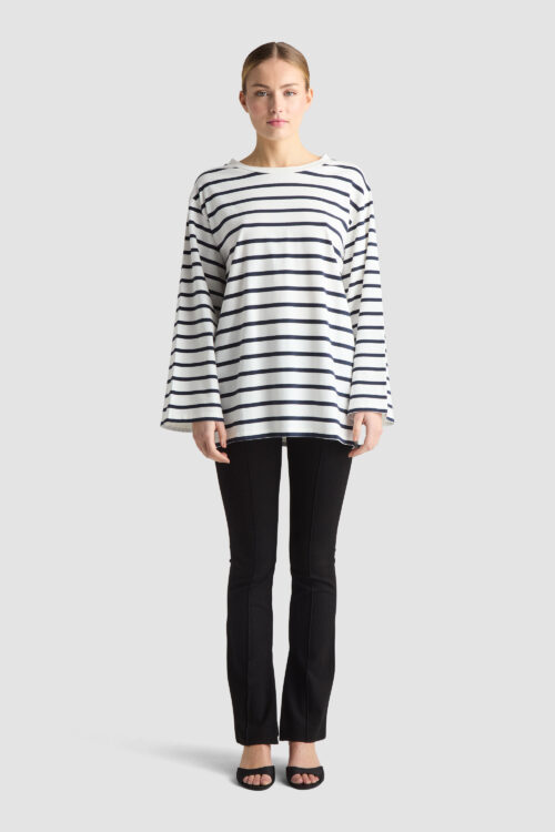 BRETON TOP MIDNIGHT STRIPE sustainable organic cotton
