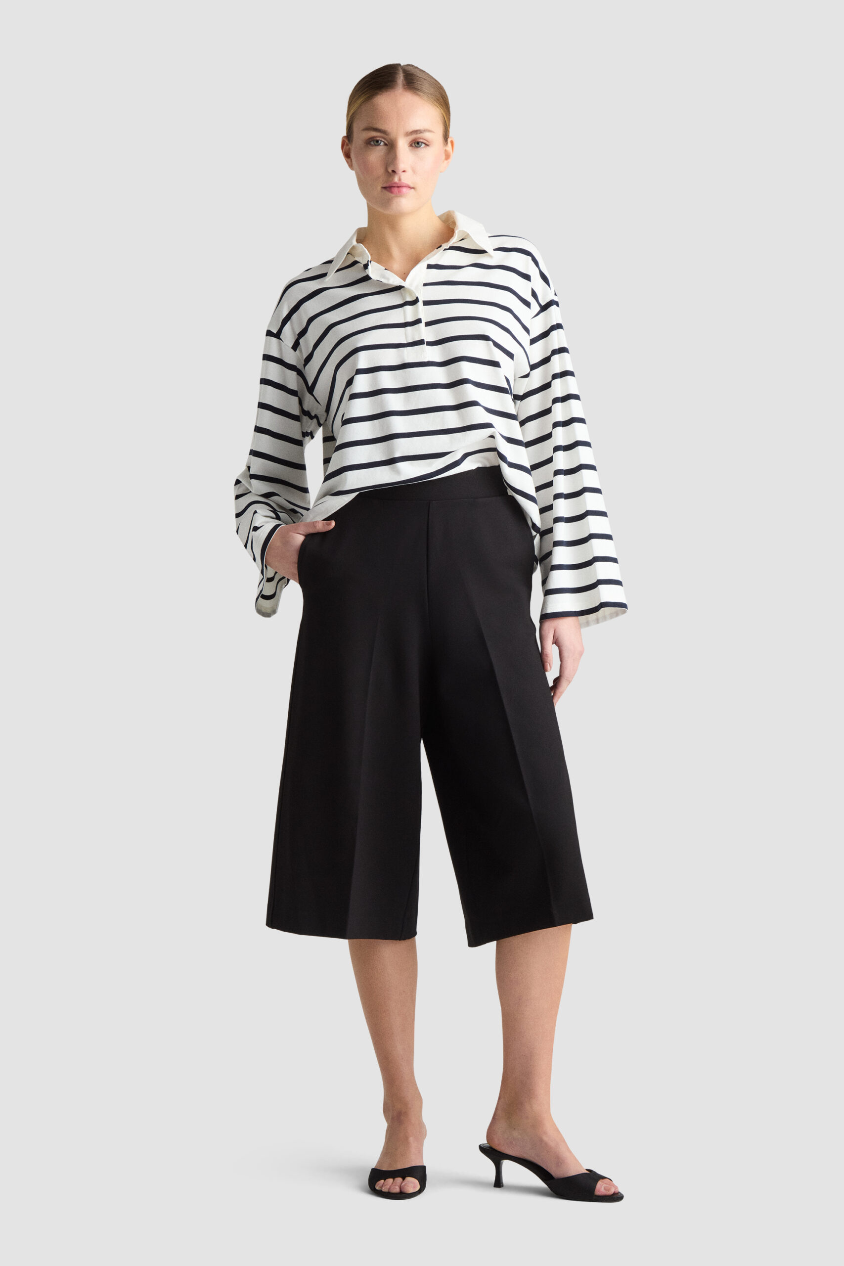 LOUISE_BERMUDAS_SHORTS_BLACK sustainable ecovero