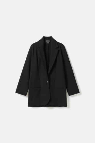 Astor Blazer in Black laid flat