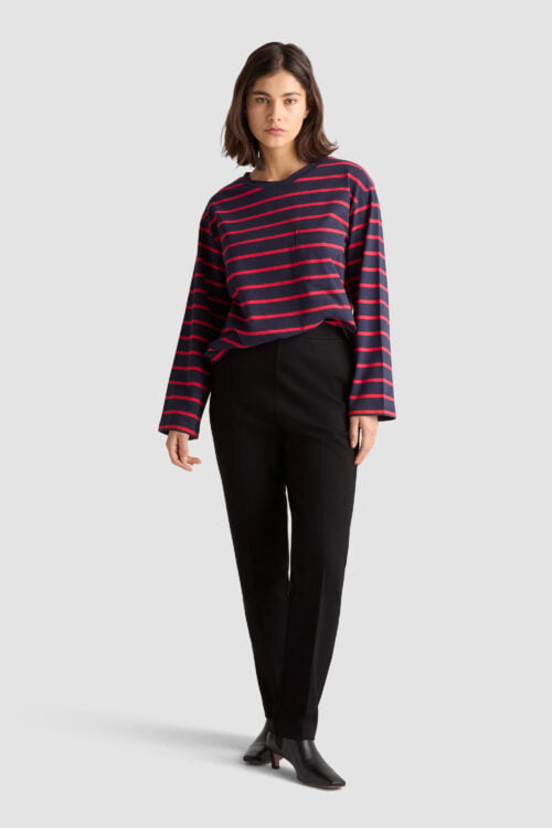 Thir Top - Navy Stripe organic cotton sustainable
