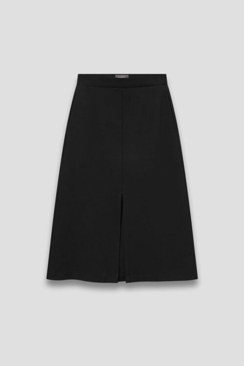 Amine Skirt - Black – front view laid flat