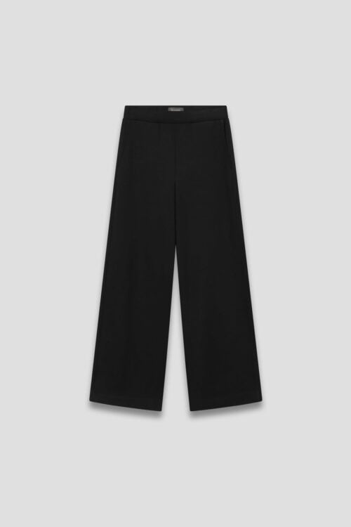Leia Pants in Black – high-waisted wide-leg pants
